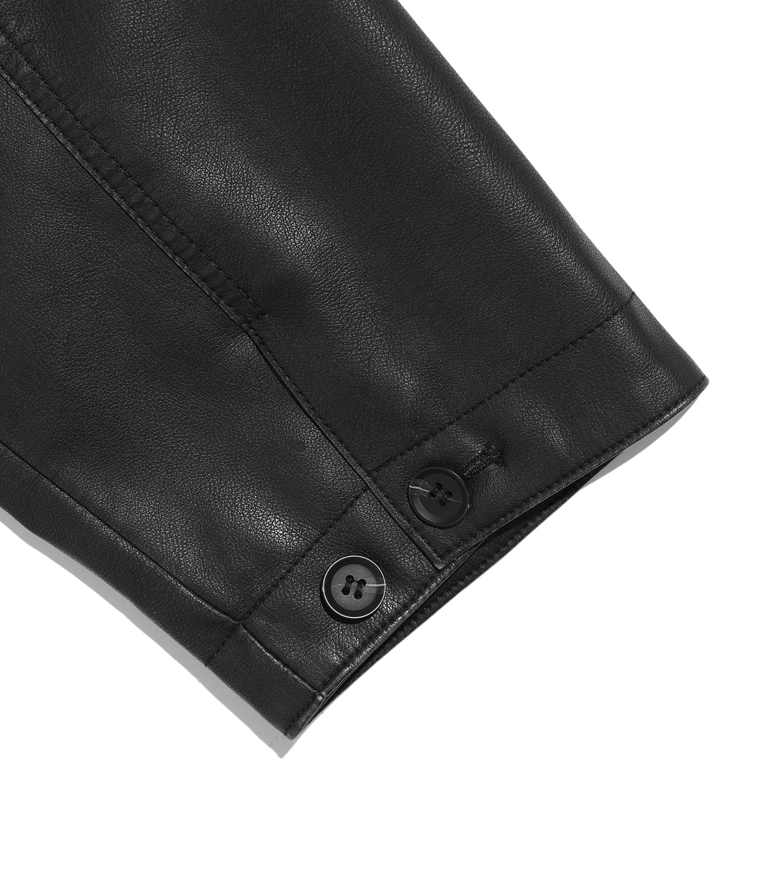 Nice Ghost Club PU Leather Work Car Coat