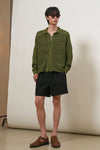General Idea UNISEX Crochet Collar Knit Cardigan