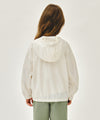 Marithé François Girbaud Kids Classic Logo Seersucker Jacket Cream