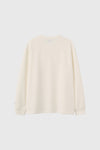 General Idea UNISEX Basic Sakariaba Long Sleeve Tee [WHITE]