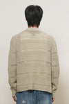 General Idea UNISEX Crochet Collar Knit Cardigan
