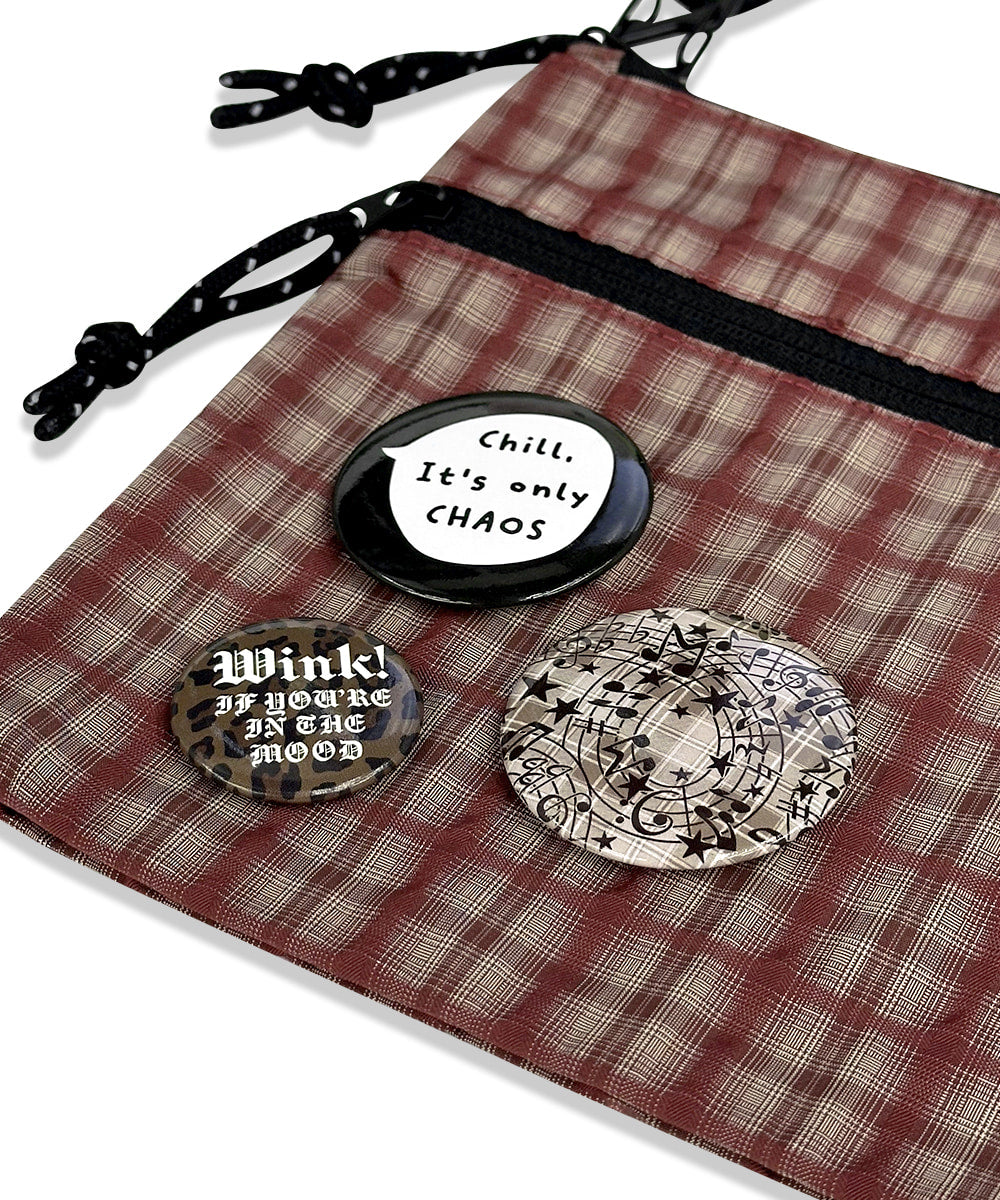 Mahagrid FESTA BUTTON PIN SET [BLACK]