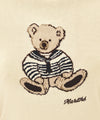 Marithé François Girbaud W DOODLE BEAR HALF KNIT PULLOVER