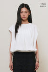 General Idea WOMAN Shirring Sleeveless T-Shirt Blouse