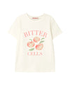 Bitter Cells Flat Peach Tee-Cream