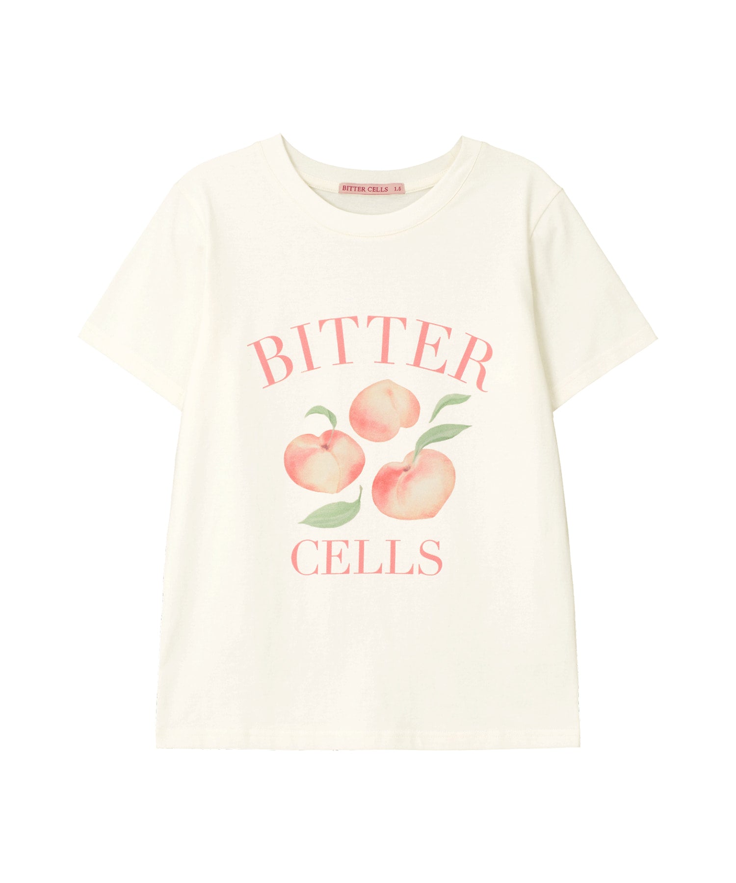 Bitter Cells Flat Peach Tee-Cream