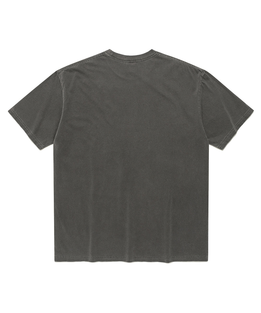 Cavish INVADER PIGMENT SHORT SLEEVE TEE [CHARCOAL]