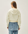 Marithé François Girbaud W Classic Logo Crop Hoodie Zip-Up