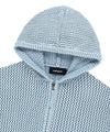 Mahagrid Pigment Mesh Zip Up Knit