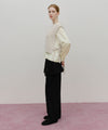 Marithé François Girbaud W Side Ribbon Knit Vest