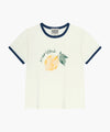 Marithé François Girbaud Kids Citron Ringer Tee