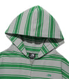 Nice Ghost Club Multi Stripe 3 Star Hoodie Zip Up [Grey]