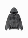 ADLV Applique Washing Hoodie Zip Up