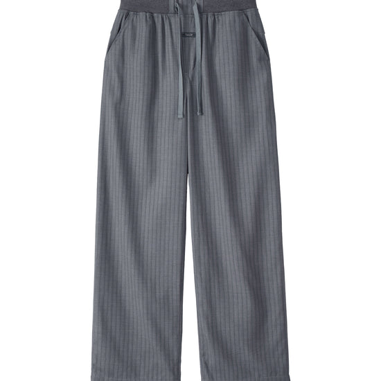 Bitter Cells Pinstripe Wide Banding Slacks