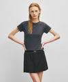 Marithé François Girbaud Marithé SPORT W ATHLEISURE SLIM CROP TEE charcoal