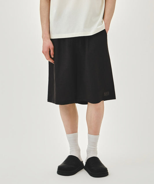 Marithé François Girbaud M EASY HALF PANTS charcoal