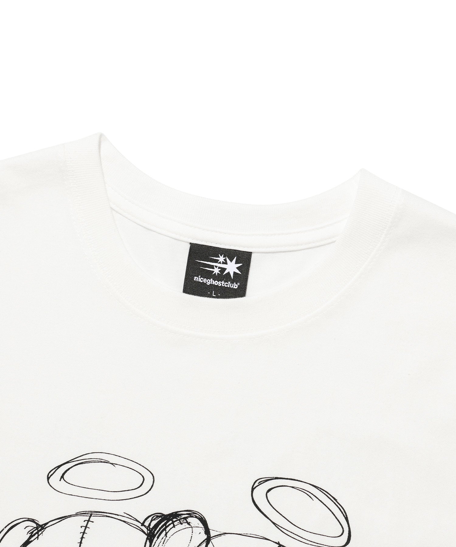 Nice Ghost Club Cotton Doll Angel Tee