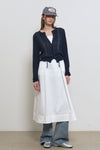 General Idea WOMAN Boucle Punching Ruffle Cardigan
