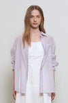 General Idea WOMAN Summer Wrinkle Sheer Shirt