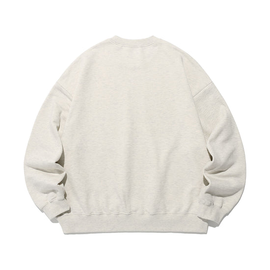 Nice Ghost Club 3 Star Logo Applique Sweatshirt