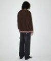 Mahagrid Hairy Collar Knit