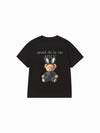 ADLV Woman Rabbit Bear Doll Logo Short Sleeve T-Shirt