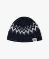 Marithé François Girbaud Fair Isle Beanie Navy