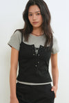 General Idea WOMAN Eyelet Sleeveless