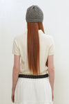 General Idea WOMAN Airy Essential Collar Half Knit