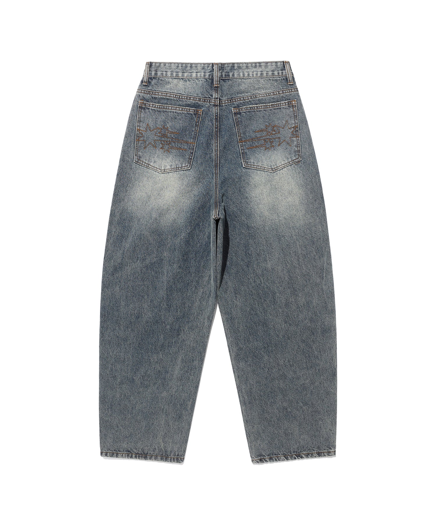 Nice Ghost Club Angels Wide Washed Jeans