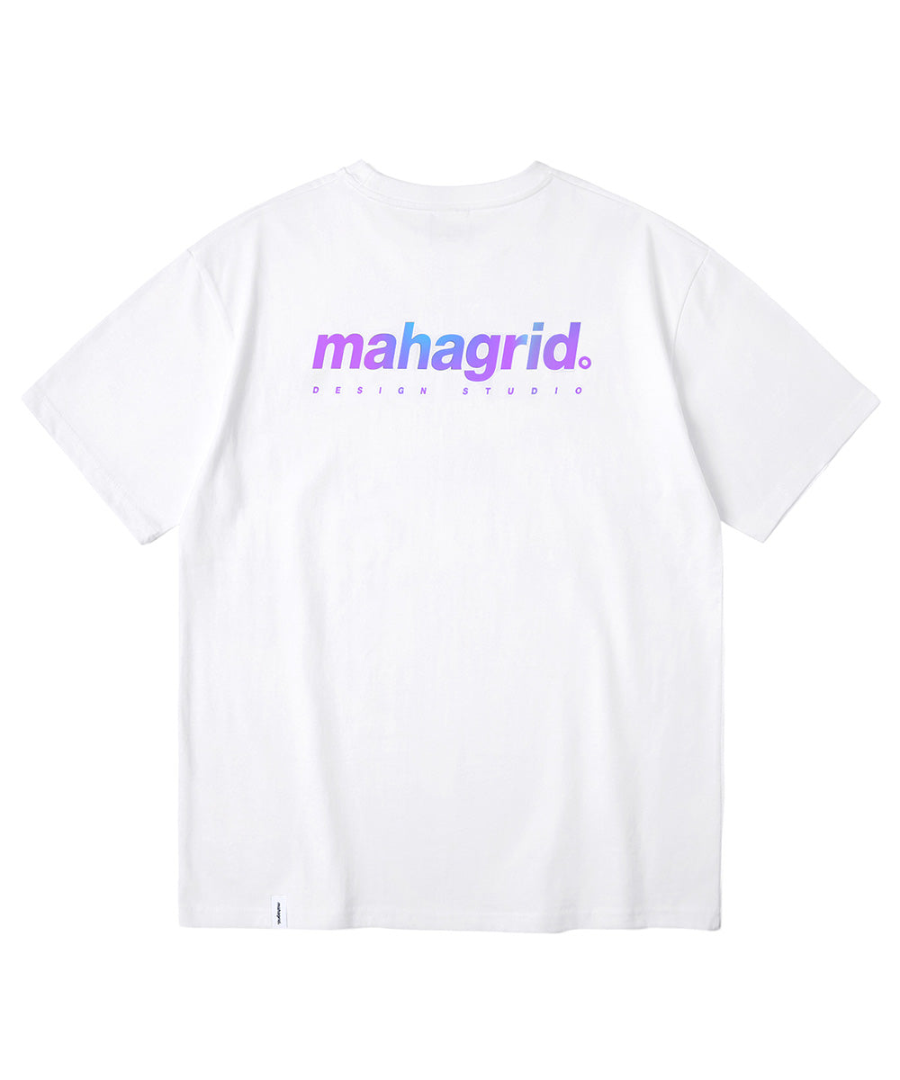 Mahagrid Rainbow Reflective Logo Tee