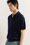 General Idea MAN Essential Collar Neck Half Knit