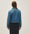 Marithé François Girbaud W CROP DENIM BLOUSON JACKET