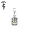 Nice Ghost Club Skull Snowball Key Chain [Blue]