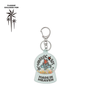 Nice Ghost Club Skull Snowball Key Chain [Blue]