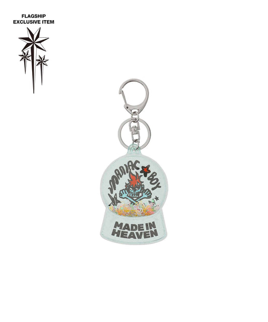 Nice Ghost Club Skull Snowball Key Chain [Blue]