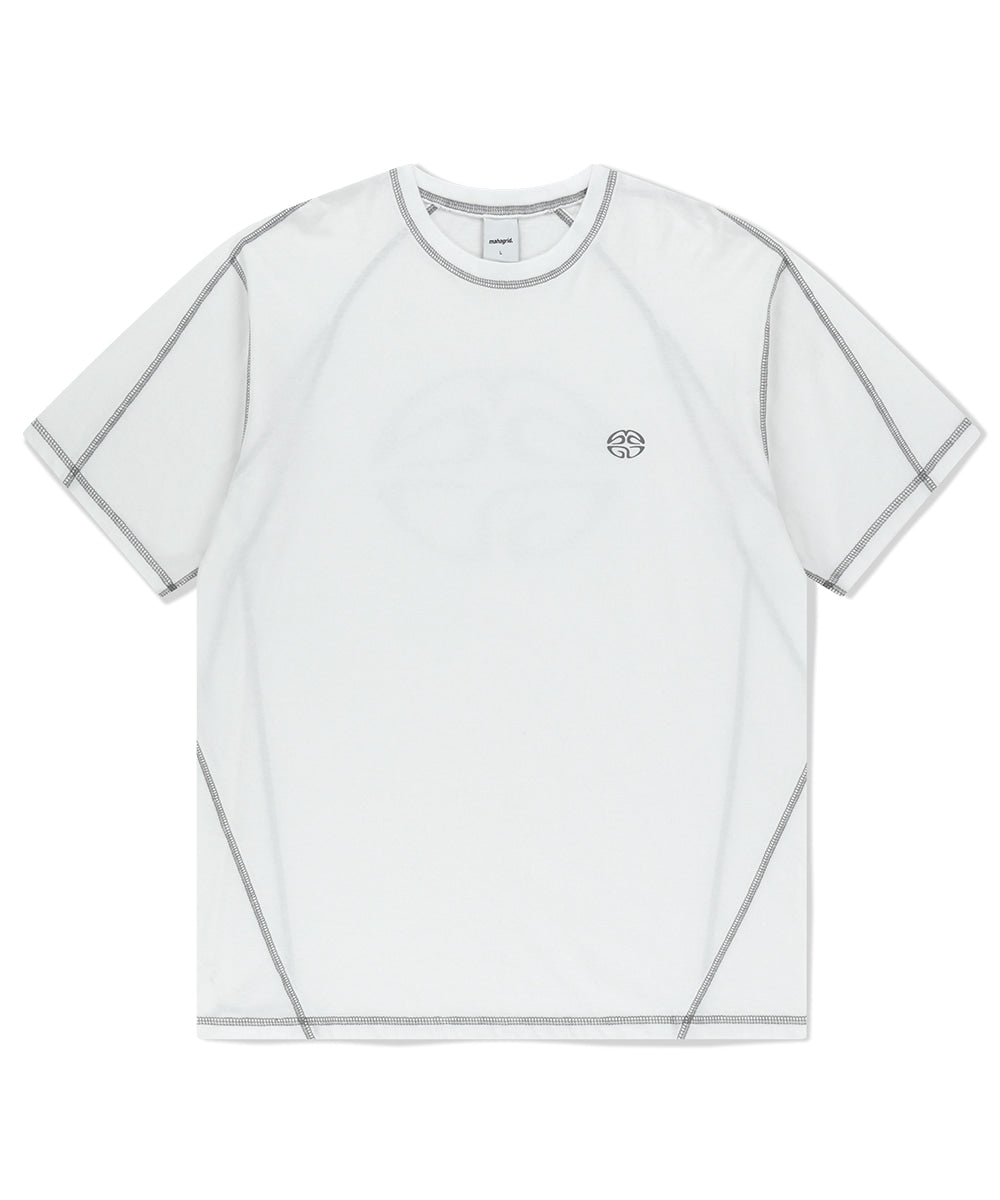Mahagrid Curved Stitch Tee