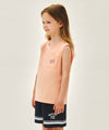 Marithé François Girbaud Kids Doodle Classic Logo Pocket Sleeveless Blue