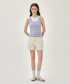 Marithé François Girbaud W LAYERED SLEEVELESS
