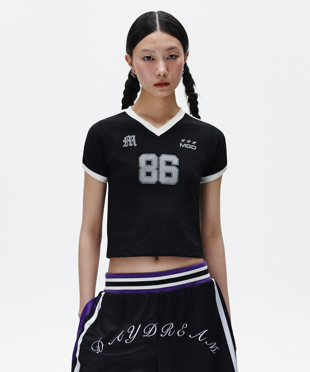 Mahagrid Football Ringer Tee