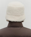 Marithé François Girbaud CLASSIC LOGO FUR BUCKET HAT