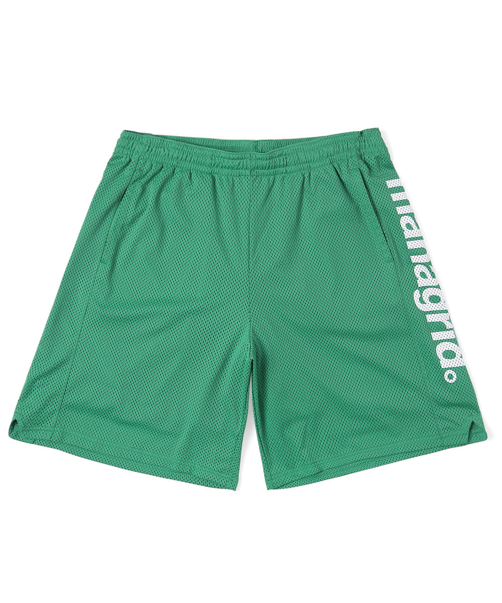 Mahagrid Big Logo Mesh Short [Green]