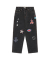 Cavish Patchwork Denim Pants