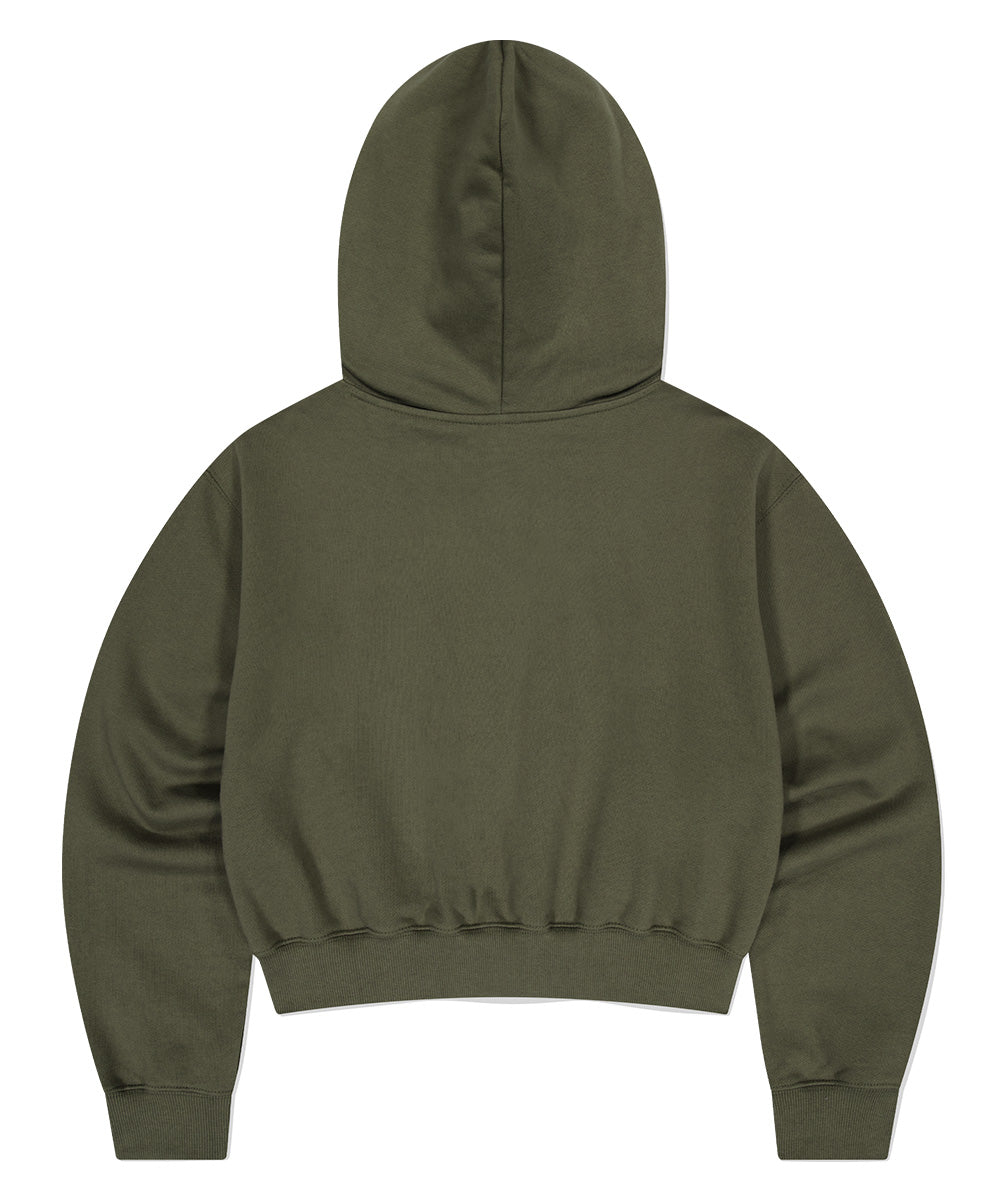 Mahagrid THIRD LOGO CROP HOODIE