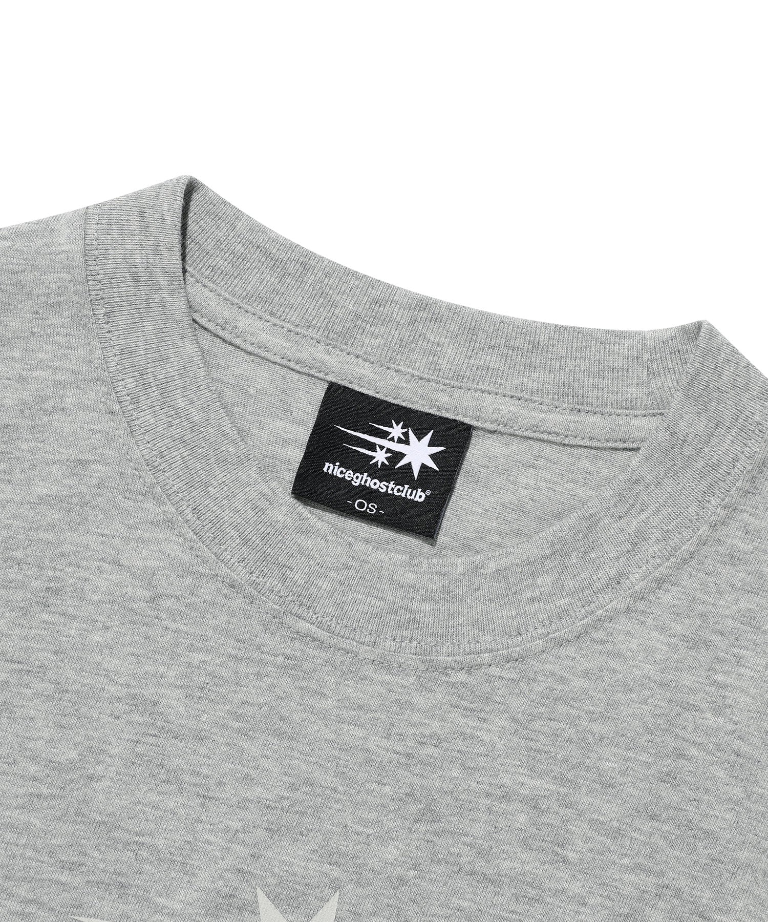 Nice Ghost Club 3 Stars Symbol Crop Slim Tee