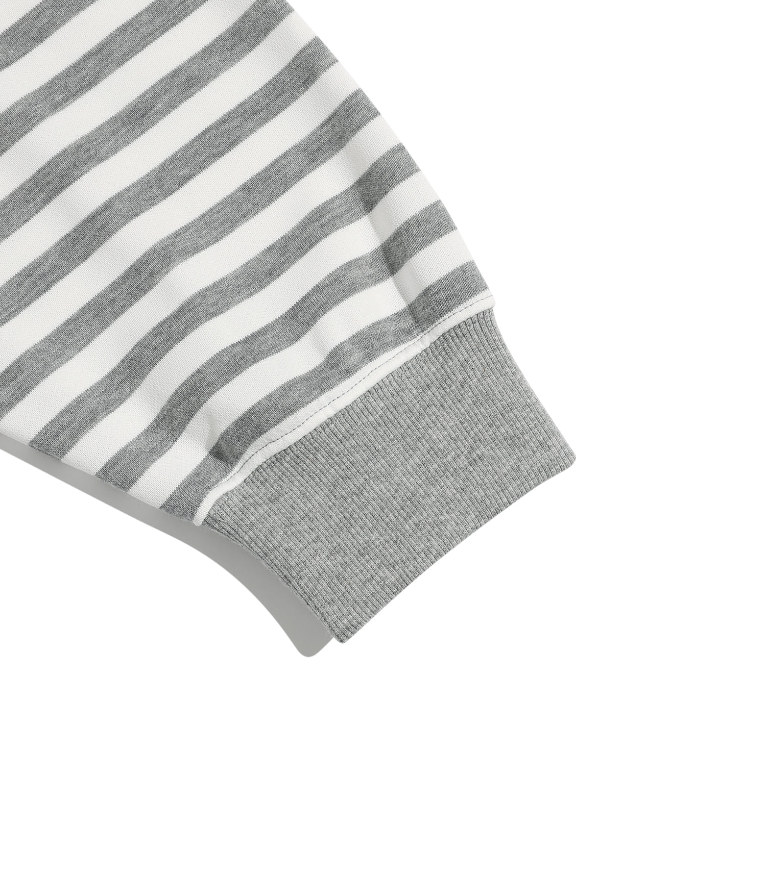 Nice Ghost Club Stripe 3 Star Raglan Sweatshirt in White