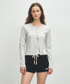 Marithé François Girbaud W BASIC COTTON CARDIGAN