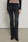 General Idea WOMAN Bootcut Washing Denim Pants [DEEP NAVY]