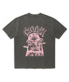 Cavish INVADER PIGMENT SHORT SLEEVE TEE [CHARCOAL]