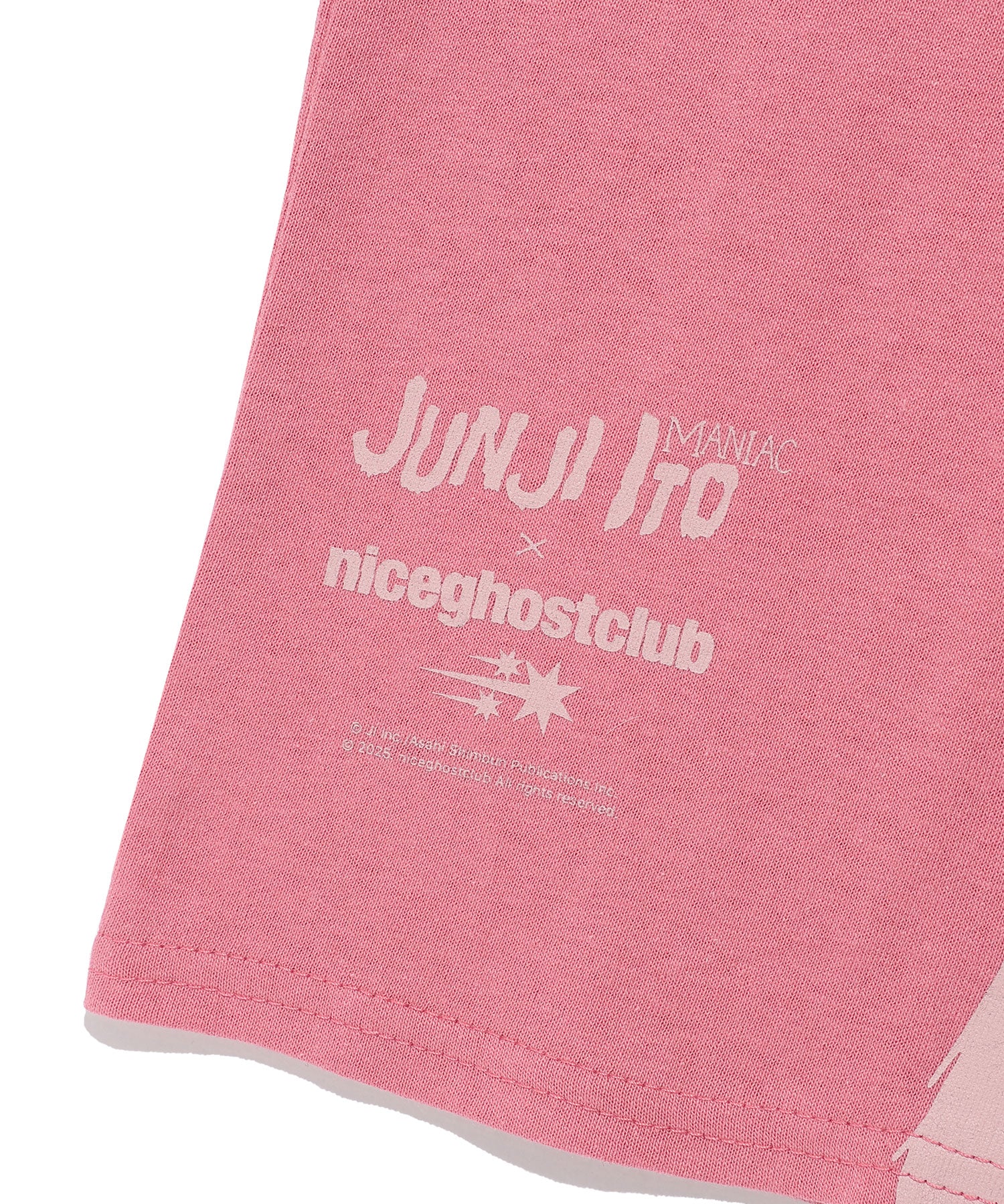 Nice Ghost Club Junji Ito Maniac Tomie Silhouette Mini Tee [Pink]